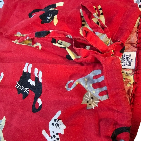 Bellepointe Cotton Pajama Set Red Button Down Sleepwear Medium ❤️ - Picture 9 of 15